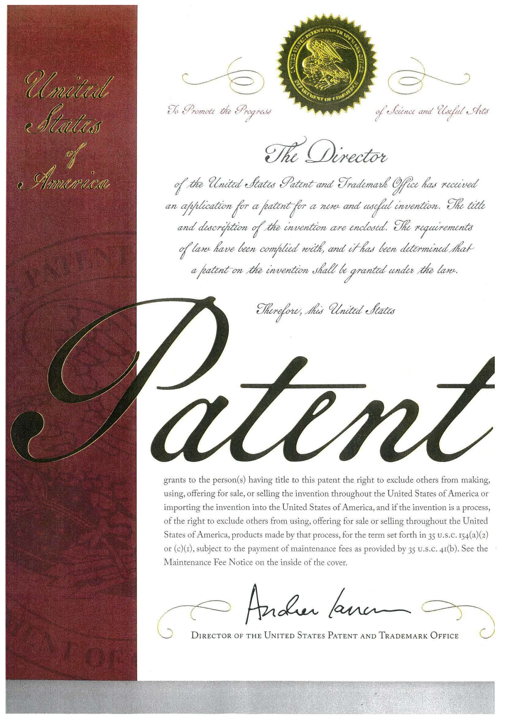 United States Patent